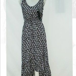 LUCKY BRAND WOMEN'S HIGH/LOW DRESS, BLACK, SIZE SP